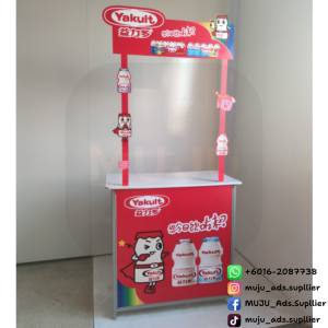 【READY STOCK】High Quality Aluminium Promotion Counter with wheel / Reinforced Aluminium Frame✅ / Promotion Table💯