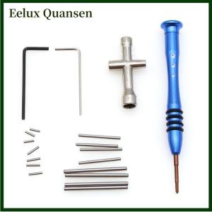 Eelux 1 bộ cho WLtoys 144010 144001 144002 124016 124017 124018 124019 RC phụ tùng Xe Hơi Kim Loại Nâng Cấp trang bị thêm vít hộp công cụ