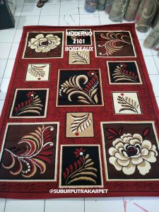 Karpet Permadani Moderno 160x210 cm – Varian Motif A Minimalis Collection | Anti Slip