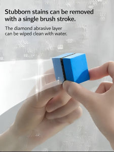 ✨ Sponge Wipe / Sponge Cleaning Pad / Mirror Surface Foam Scrubber For Kitchen and Bathroom Floor - Durable Imported Easy-to-use GK-Imported Japanese Mirror Surface Diamond Sand Sponge
