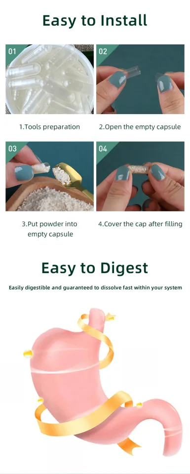 Size 1 Empty Gelcaps | Red Black Empty Gelatin Capsules | Capsule USA - View #9