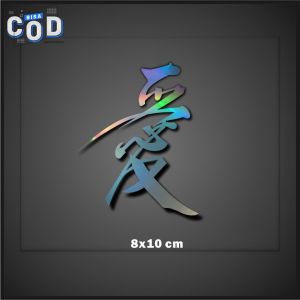 stiker tulisan jepang sticker mobil motor laptop kanji racing