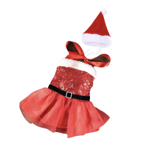 คริสต์มาส ซานตาครอส ชุดคริสต์มาสสัตว์เลี้ยง ยี่ห้อ DOGGYDOLLY ชุดซานต้า ชุดแซนตี้ Christmas เสื้อผ้าสุนัข เสื้อหมา เสื้อแมว ซานต้าหมา ซานต้าแมว