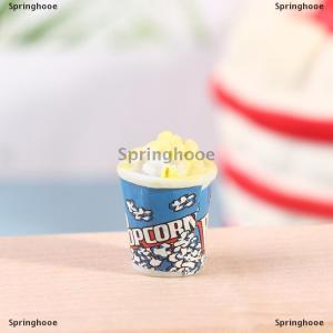 [COD] Springhooe 4PCS Miniature Dollhouse Popcorn Pretend Play Doll House Simulation Food