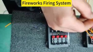 Firework Firing System 4CH Smart Wireless Remote Safety Igniter Electroni Wire for Stage Wedding Wireless Control Stage Effects Equipment Controller LED Lighting Controller for Stage Fire-Works Event