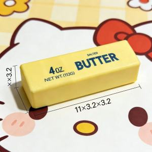 {SG Local} Stress Release Toy PU Soft Butter Bar Squishy Toy 11x3.2x3.2cm