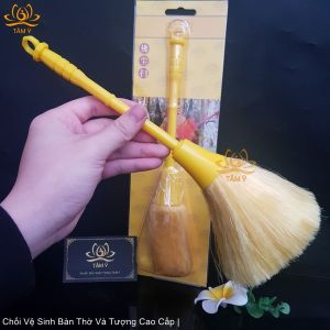 Chổi (COMBO 2 CHIẾC) Cầm Tay Quét Vệ Sinh Bàn Thờ Tượng Siêu Bằng Nhựa ABS Cao Cấp Siêu Bền Bỉ