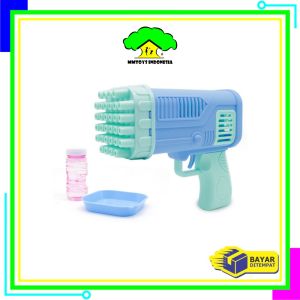 MI-M348 Mainan Anak Pistol Bubble Gun Basoka 32 Lubang Tembak Gelembung / Mainan Tembak Tembakan