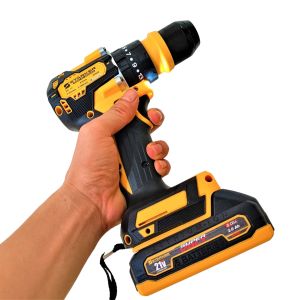Máy khoan pin cầm tay đa năng STARKER công nghệ Đức  động cơ từ không chổi than  chuyên dụng cho thợ