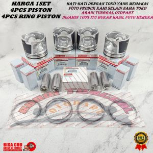 PISTON SEHER DAN RING SEHER PISTON STD STANDAR 1SET KOMPLIT PS125 EURO 4 CANTER EURO 1SET