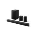 LG ลำโพงซาวด์บาร์ S60TR Soundbar 5.1Ch. พร้อมลำโพงหลังระบบเสียงรอบทิศทาง. 