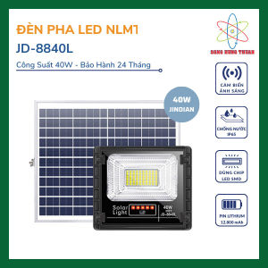Đèn Pha Led Năng Lượng Mặt Trời JINDIAN 40W JD-8840L