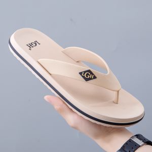 COD - Sendal Jepit Pria Santai LGH Fashion Korea Kece Karet Ringan Keren Kekinian  mix red sandal & sandal jepit