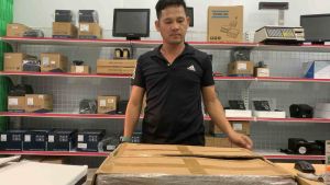 máy bill Xprinter A160L usb hổ trợ cài đặt qua teamwiew