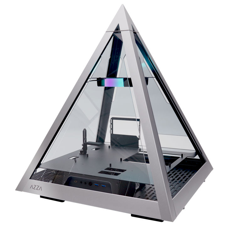 AZZA Innovative Tempered Glass ARGB Pyramid 804L – Aluminum | Lazada.co.th