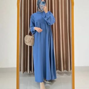 GAMIS SUNFLOW/GAMIS TERBARU LEBARAN 2023/GAMIS KEKINIAN UNTUK HARI RAYA IEDUL FITRI IEDUL ADHA/GAMIS MURAH TAPI MEWAH/GAMIS VIRAL ZAMAN NOW/BAJU GAMIS WANITA LARIS PALING BANYAK DICARI/GAMIS WARNA PUTIH ADA