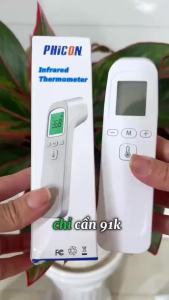 [ Free shipping] Nhiệt kế điện tử hồng ngoại đo nhiệt độ thân nhiệt pha sữa nước tắm đo phòng