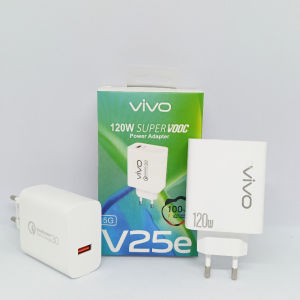 Kepala Charger For VIVO V25e 5G 120W Fast Charging / SuperVooc Adaptor Best Quality