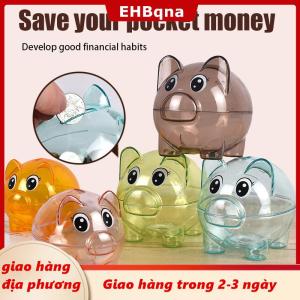 [COD] EHBqna 3PF Ship within 24 hours Trong Suốt Pig Đồ Chơi Cho Quà Tặng Trẻ Em Tiền Xu Con Heo Đất Ngân Hàng Đạo Cụ Rõ Ràng Pig Nhựa Con Heo Đất Ngân Hàng Đồng Xu Tiền Mặt Thu Tiết Kiệm Hộp