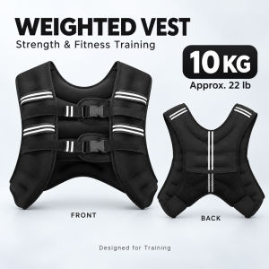 10kg adjustable weighted vest weight training workout vest with adjustable straps for home gym fitness running training