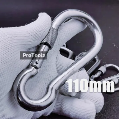 SNAP HOOK CARABINER HEAVY DUTY METAL LOCK SOLD PER PIECE