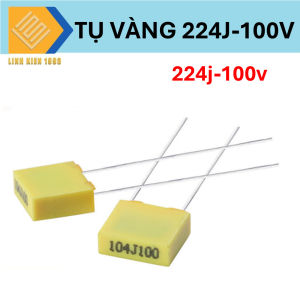 Tụ vàng 224j100v tụ điện 224j100v tụ hôp 224j100v( 5 CON)