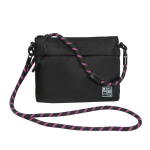 Mens Street Style Messenger Bag Lightweight Nylon Unique Strap Design Daily Bag