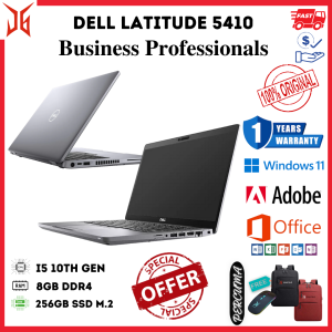 DELL LATITUDE 5410 INTEL CORE i5 10TH GEN RAM 16GB SSD 512GB 14" FHD DISPALY WINDOW 11 PRO (1 YEAR WARRANTY )