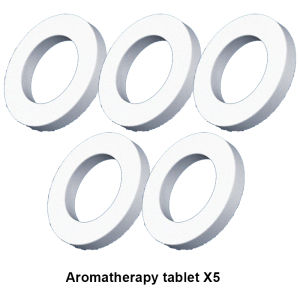 SEAMETAL Universal Car Aromatherapy Outlet Air Purifier with Ambient Light