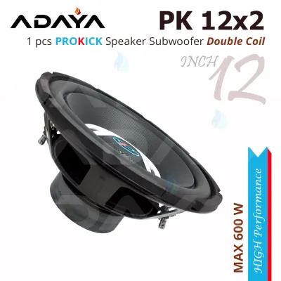 Subwoofer 12 Inch Double Magnet Double Coil 600W Speaker Prokick PK 12X2