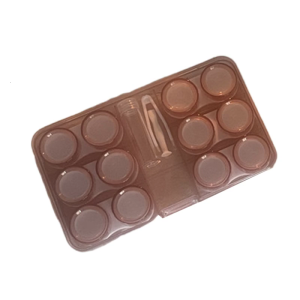 Du Lịch Thân Thiện Với Len mắt Lưu Trữ Trường Hợp Với Chống Bụi Và Mặc Công Cụ 6 Cặp đế giữ ống kính Cho nhân viên văn phòng Sinh Viên