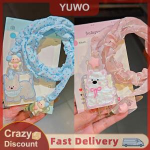 YUWO Cute Animal Puppy Charger Data Cable Winder Protective Cover Kits For IPhone 18W 20W Charger Case Anti-break Wire Bites