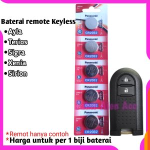 Baterai remote mobil Daihatsu AYLA TERIOS Batre remot keyless SIGRA