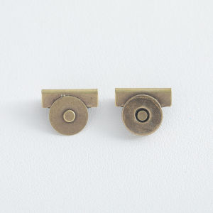 WH 1/2Pairs Magnetic Buckle Fasteners Metal Buttons Seamless for Handbag Snap Clasps DIY Craft Bags Accessories