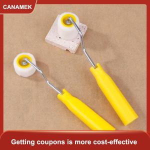 【CANAMEK】 Mini sơn Con lăn cửa ra vào và trần nhà len bàn chải Thêm nhỏ sơn cảm ứng lên TRIM cạnh bàn chải con lăn tường sửa chữa sơn bàn chải