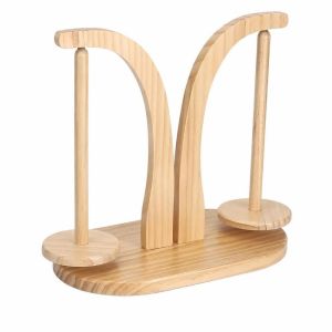 NBANLIKE Wooden Yarn Holder ic Suction 360° Rotatable ic Spool Holder Knitting Tools Space Saving Yarn Spinner Knitting