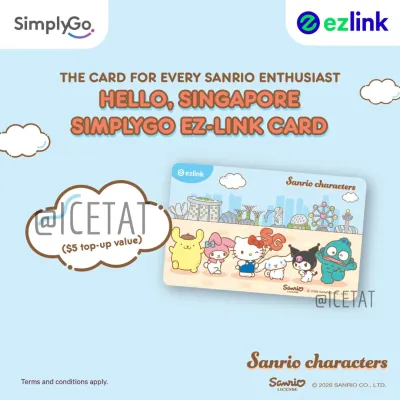 SANRIO MARINE BAY EZLINK MRT CARD