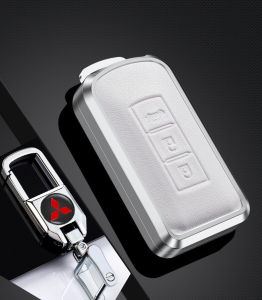 Ốp chìa khoá < Viền Kim Loại > Mitsubishi Xpander Outlander Attrage Mirage Pajero chìa thông minh