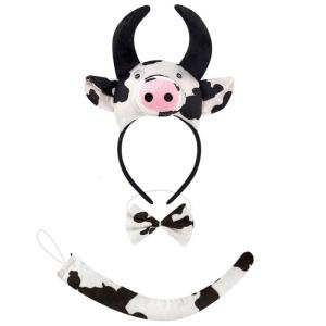 Bờm tai Bowtie đuôi chuột/Lợn/Bò/khỉ/Cừu/tygers/trang phục chó bộ trang phục halloween cho trẻ em đạo cụ cho tiệc hóa trang