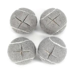 4Pcs Tennis Balls Shape Furniture Leg Cover Furniture Floor Protector Cover Nonslip Table Legs Sleeves Chair Caps Covers