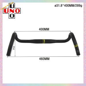 【CHOOSE&T】 CT UNO black silver HB FL12 Aluminium Alloy Road Bent Bar 31.8*400/420/440 Racing Bike Drop Handlebar Gravel HANDLEBAR