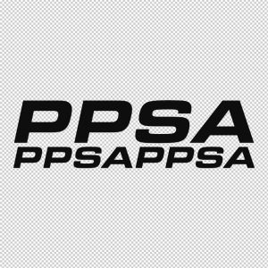 (3X) PPSA Stickers | Decals | All-weather die-cut | 8 inches pro gun