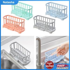 Kitchen Sink Drain Rack Storage Basket Sponge Dishcloth Holder Removable Household Bathroom Soap Dispenser Organizer Shelf