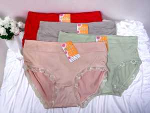 Celana Dalam Wanita Katun / Isi 3pcs / Celana Dalam Renda Jumbo / Allsize / Realpicture