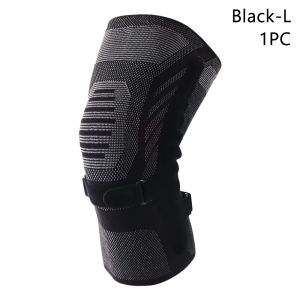 MODERNLUX 1/2Pcs Pressurized Knee Compression Sleeve Knee Support Adjustable Fitness Volleyball Kneepad Elastic Knee Pads Brace for Gym Running Cycling Badminton