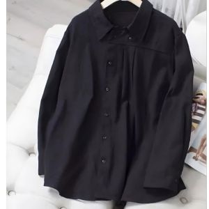 Kemeja Wanita Linen Panjang Atasan Wanita Linen Blouse Molly