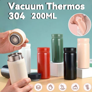 QUIVLOX 304 Stainless Steel Thermal Bottle 200ml Mini Vacuum Tumbler Leak Proof Pocket Cup for Travel