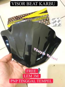 Visor Beat Karbu Anti Pecah & Winshield Honda Beat Carbu