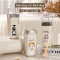 Hộp đựng kem đánh răng du lịch,bộ cốc đánh răng du lịch nhỏ gọn tiện lợi cầm tay mang đi - BEAU4. 