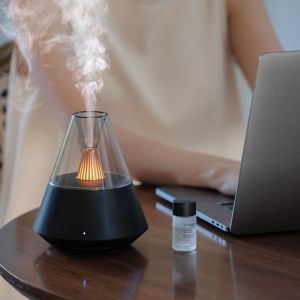 ELITEDEALSHUB Low Noise Aroma Diffuser 150ml Automatic Spray Air Humidifier with LED Night Light Mist Maker Sprayer for Home Office Bedroom
